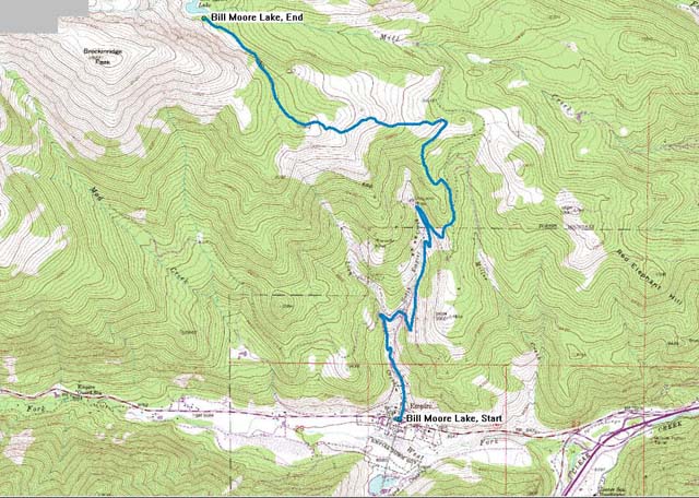 topographical map bill moore lake empire colorado