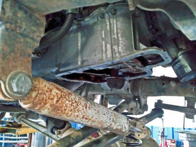 mitsubishi 3.5 oil pan sump oil pickup